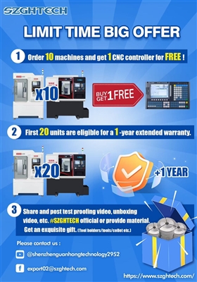 CNC Controllers, Lathes, Milling Machines Are All On Sale - SZGH Procurement Festival Is On!